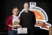 Photograph by Emily Whitfield-WicksWolrd Pasty Championships. Eden Project. The Winners. Jan Micallef.